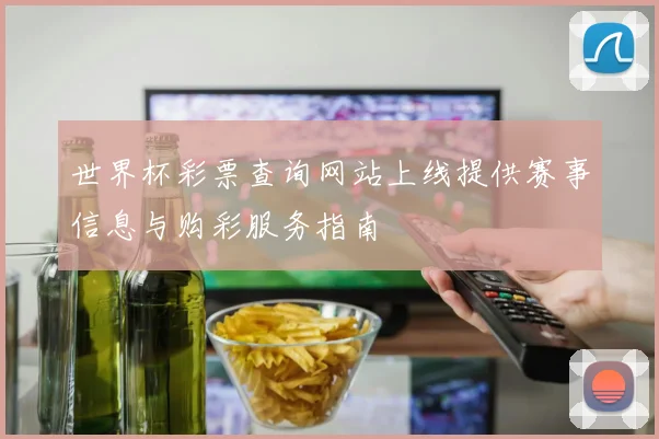 世界杯彩票查询网站上线提供赛事信息与购彩服务指南